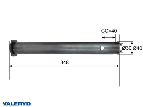 Drawtube BPW ZAF 1,0-3, Ø 40mm [2100040]