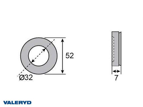 Hub seal 32x52x7 [1358000]