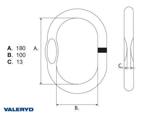 Master Link G80 16/13-8mm, 8000Kg [6510224]