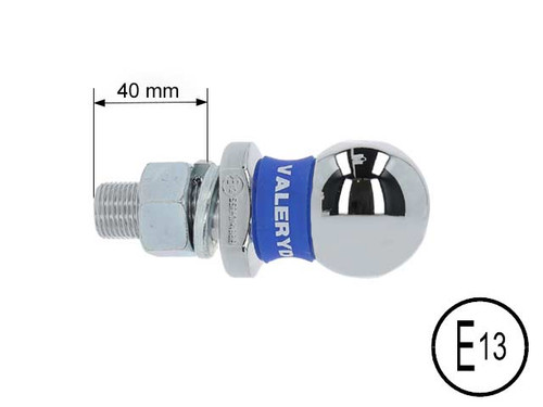 Ball 50 mm, 22 mm pin, E13 approved for vehicle [6168022]