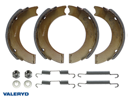 Brake shoe set 135x30 fits GSM Axle set [4010235A]