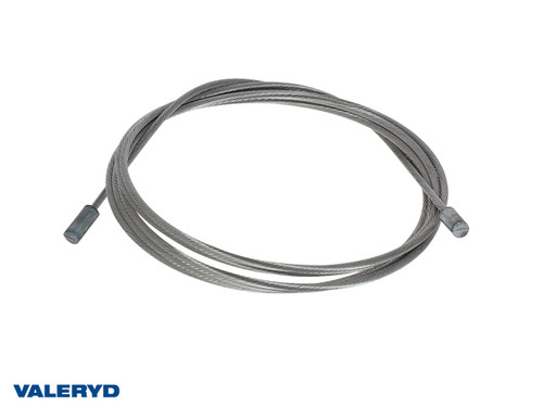 Brake cable Hahn 2200 without sleeve for axle with fastening bolts CC=1500mm [4010044]