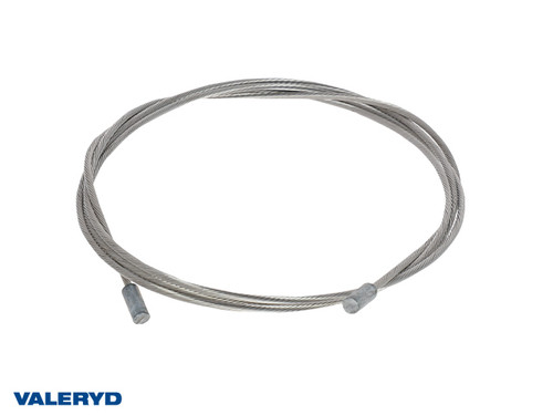 Brake cable Hahn 1900 without sleeve for axle with fastening bolts CC=1200mm [4010042]