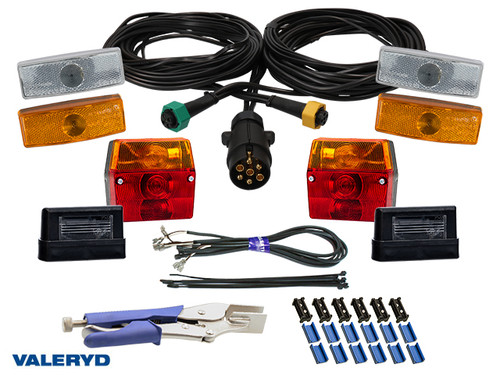 Lighting kit complete 7 m, 7-pol. incl. plier [3700009]