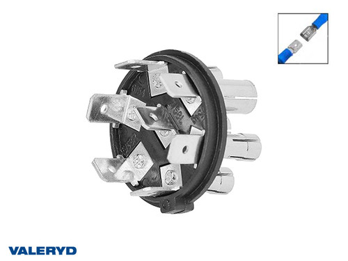 Electrical plug 7-pin. plastic 12V with cable lug connection Electrical plug 7-pin. plastic 12V with cable lug connection