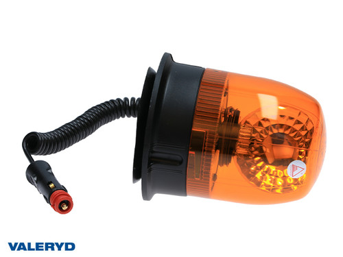 Rotating beacon light 12/24 V Cable 2 m , with connection for cigarette lighter. Magnetic mount  [3199003]