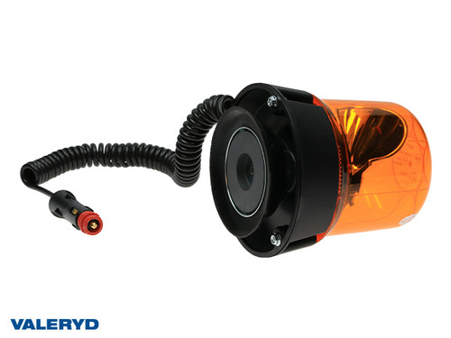 LED Rotating beacon light 12/24 V Cable 2 m, with conn. for cigarette lighter. Magnetic attachment  [3199001]