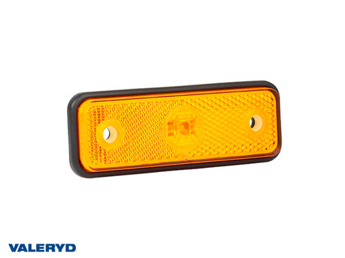 LED Side marking light Valeryd 102x36x17mm yellow 12-30 V with reflector incl. 450 mm cable  [3176008]