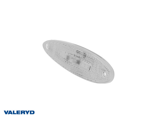 LED Position light Valeryd 129x38x11,4mm 12-36V White incl. 1m Kabel [3172061]