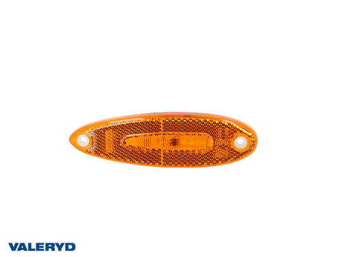 LED Side marking light Valeryd 129x38x11,4mm 12-36V yellow incl. 1m Cable [3172060]