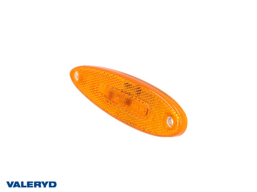 LED Side marking light Valeryd 129x38x11,4mm 12-36V yellow incl. 1m Cable [3172060]