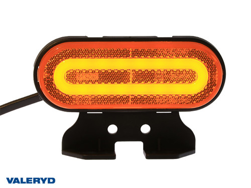LED Side marking light Valeryd 121,2x78,7x22,3mm 12-36V Yellow, 0,5m cable