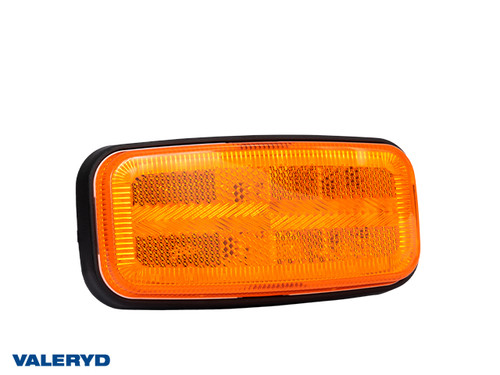 LED Side marking light Valeryd 125x60x24mm Yellow 12-36V, cat. 5 indicator function