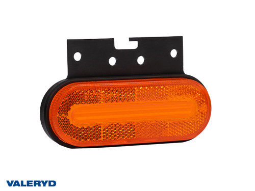 LED Side marking light Valeryd yellow 126x76x40mm 12-36V 0,5m cat. 5 indicator function