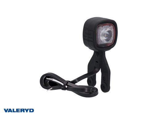 LED End outline marker Valeryd L/R 102x44x47,5mm 12-36V White/Red, 0,5m cable [3172020]