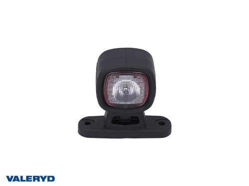 LED End outline marker L/R 68x70x31mm 12-30V White/Red, 0,5m cable [3172019]