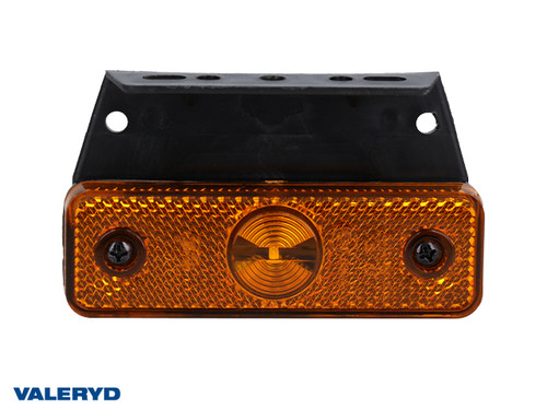 LED Side marking light Aspöck Flatpoint I 99,5x74x55mm yellow 24V with P&R 1,50m Cable [3172009]