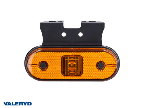 LED Side marking light Aspöck Unipoint I 119x75x18mm yellow 24V with P&R 0,50m ASS1 Cable [3172001]