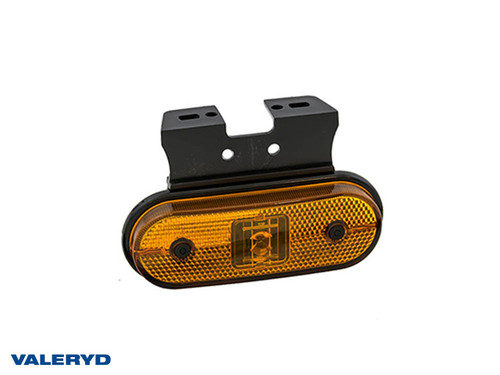 LED Side marking light Aspöck Unipoint I 119x75x18mm yellow 24V with P&R 1,50m ASS1 Cable [3172000]