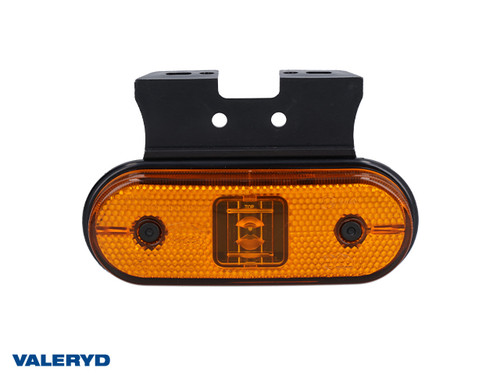 LED Side marking light Aspöck Unipoint I 119x75x18mm yellow 24V with P&R 1,50m ASS1 Cable [3172000]