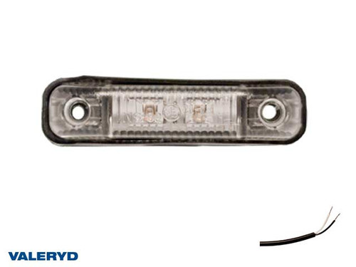 LED Side marking light Valeryd 80x18x23mm yellow 12-30 V incl. 450mm cable 