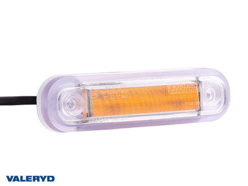 LED Side marking light 110x30,5x18mm yellow 15cm Cable