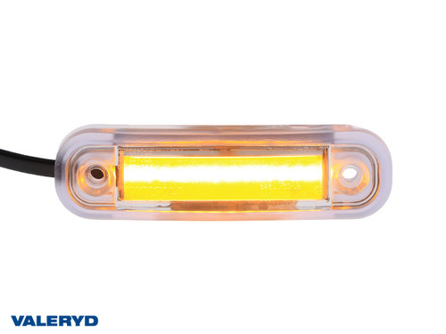 LED Side marking light 110x30,5x18mm yellow 15cm Cable