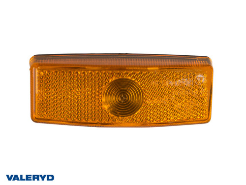 Side marking light Ajba 111x42x28mm  yellow with reflector  [3170012]