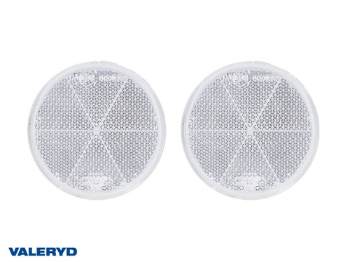 Round reflector 60 mm white self-adhesive (2 pack) [3160040]