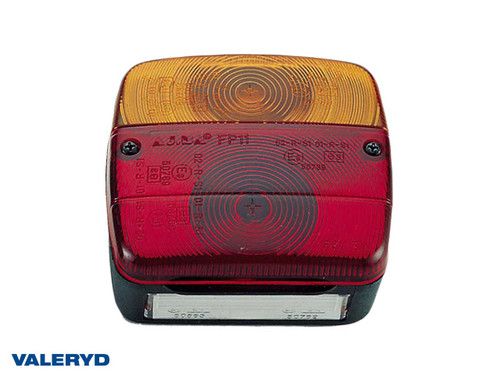 Tail light Ajba Right/Left 108x103x52 two-light cluster, cable entry at the rear  [3010036]