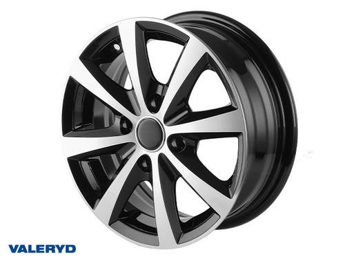 Aluminium rim 5x13 4x100, ET30, 750Kg black [6090021]
