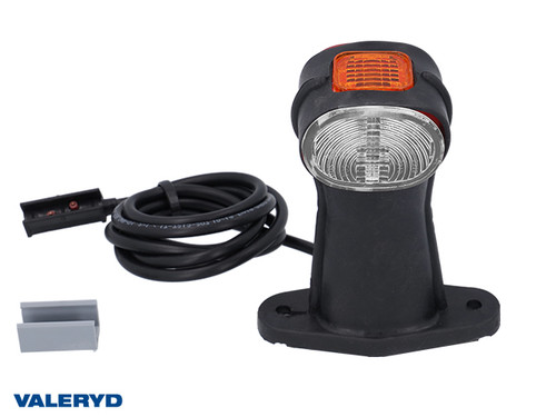 End outline marker Aspöck Superpoint II 116x75x35mm R/L red/white 24V with P&R 1,5m Cable [3152000]