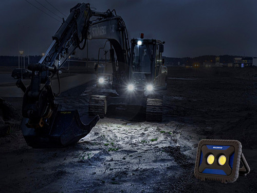 Multi LED Worklight Valeryd with magnet handle 170x105x45mm 1000Lm Rechargeable (6 pack)