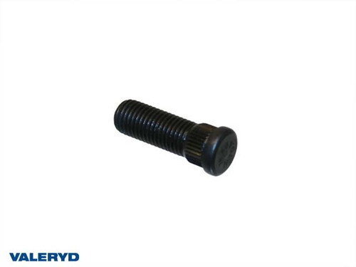 Wheel bolt M12x1.5 - Splines Ø13.6 x 7 mm - Thread length 27,5 mm - Tot. lgth 40 mm [1229010]