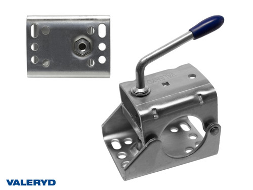 Jockey wheel clamp Ø60mm. Sheet metal. cc=105/70 [6679005]