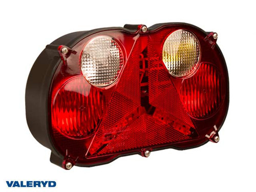 Tail light Radex 8500 waterproof Right 240x145x90 with reversing light, fog light. Bayonet conn.  [3018011]