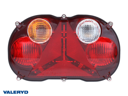 Tail light Radex 8500 waterproof Left 240x140x90 with reversing light, fog light. Bayonet conn. 