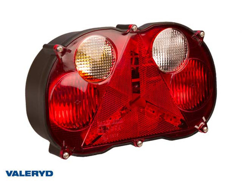Tail light Radex 8500 waterproof Left 240x140x90 with reversing light, fog light. Bayonet conn. 