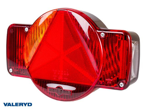 Tail light Humbaur Left 250x155x55 number plate light, fog light , Bayonet connection 5-pin 