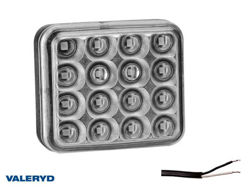 LED Fog light 78x68x40 red with 45 mm Cable 