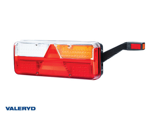 LED Tail light Valeryd Kingpoint R 569x153x88mm 12-36V 6-functional, End outline marker, AMP socket