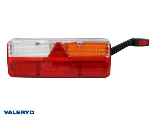 LED Tail light Valeryd Kingpoint R 569x153x88mm 12-36V 6-functional w/ End outline marker, 2m cable