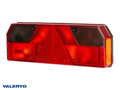 Tail light Aspöck Europoint I R 415x148x75mm reflector, fog light, number plate, with Cable glands [3012017]
