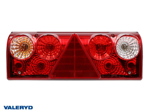 LED Tail light Aspöck Europoint II L 426x154x85mm reflector, fog light, 7 pin. AMP [3012016]