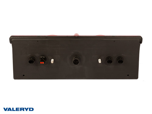 LED Tail light Aspöck Europoint II L 426x154x85mm reflector, fog light, 7 pin. AMP [3012016]