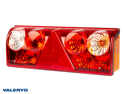 LED Tail light Aspöck Europoint II R 426x154x85mm reflector, fog light, 7 pin. AMP [3012012]