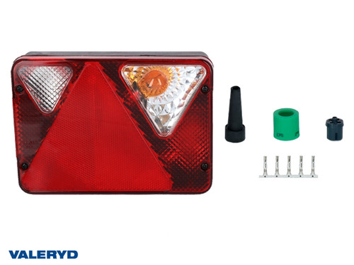 Tail light Ajba Right 189x135x51 with number plate light and reversing light. Bayonet connection  [3010406]