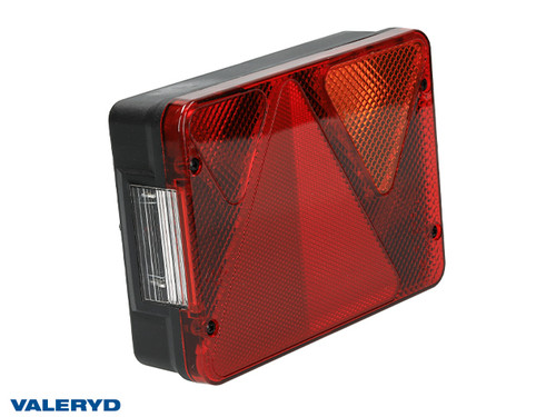 Tail light Ajba Right 189x135x51 with no. plate light, fog light and reversing light. Bayonet conn [3010405]