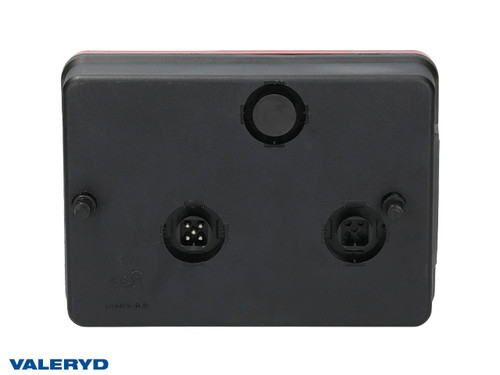 Tail light Ajba Right 189x135x51 with no. plate light, fog light and reversing light. Bayonet conn [3010405]