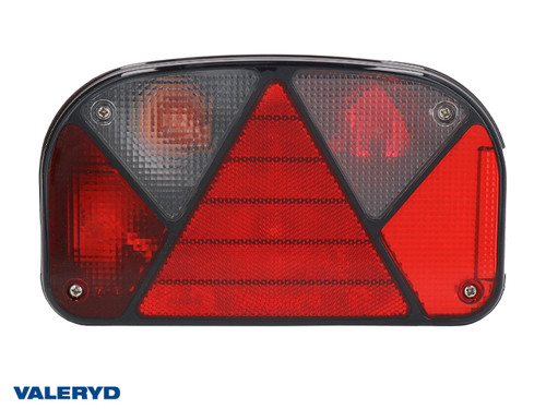 Tail light Aspöck Multipoint 2 Left 240x140x52 plate light, reflector. Bayonet 5-pin  [3010025]